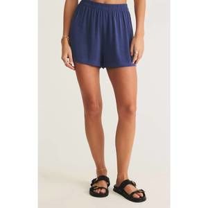 NEW Z SUPPLY short scout linen rayon short in yatch blue